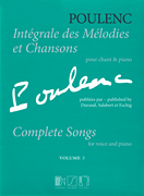 Complete Songs, Vol. 3 Vocal Solo & Collections sheet music cover